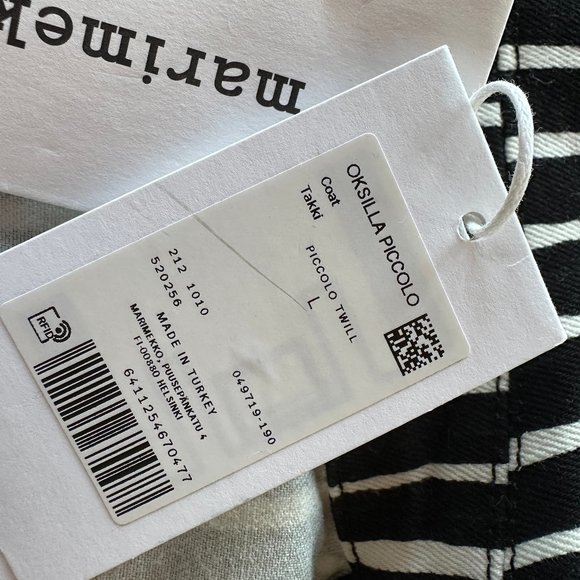 Marimekko Oksilla Piccolo Twill Coat - Picture 6 of 7